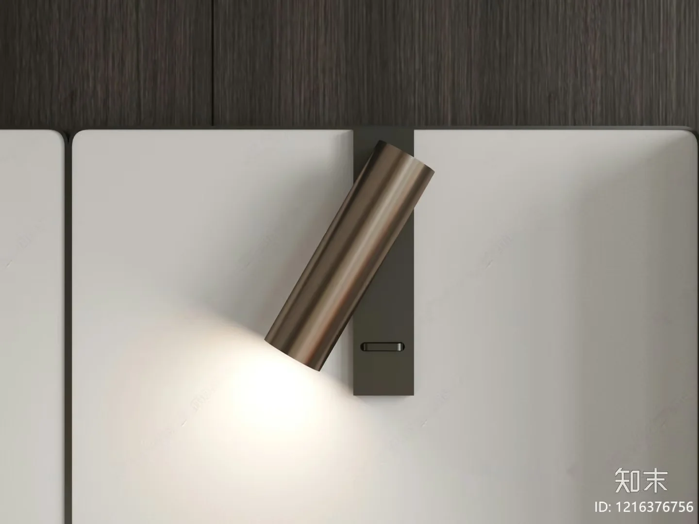 Gold Light Fixture 3D Model – 12598 – VRAY Render