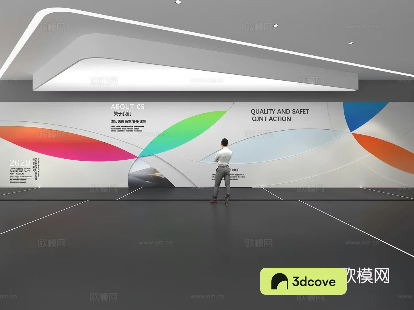 Cultural wall Corporate culture wall Display wall Theme wall Exhibition hall Campus culture Corridor