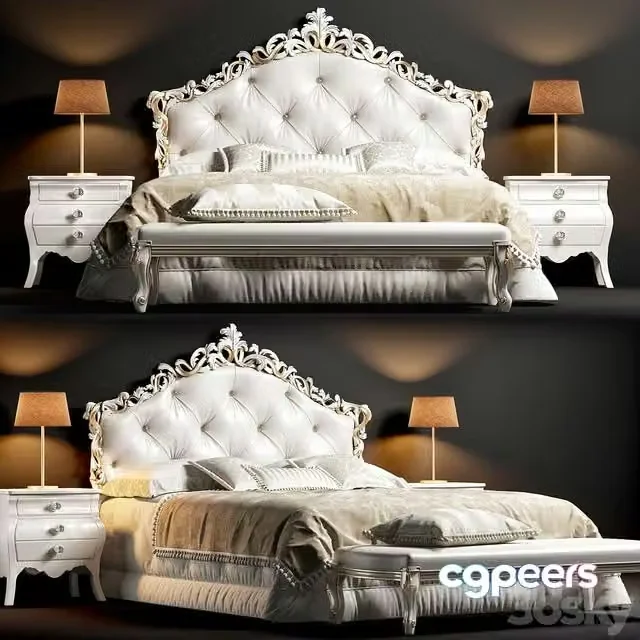 3ds Max Free – Bolzan Topazio Bed