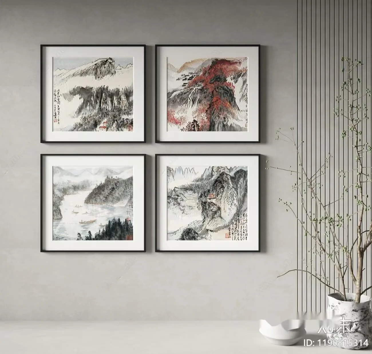 Modern Art Gallery 3D Model – 16516 – VRAY Render