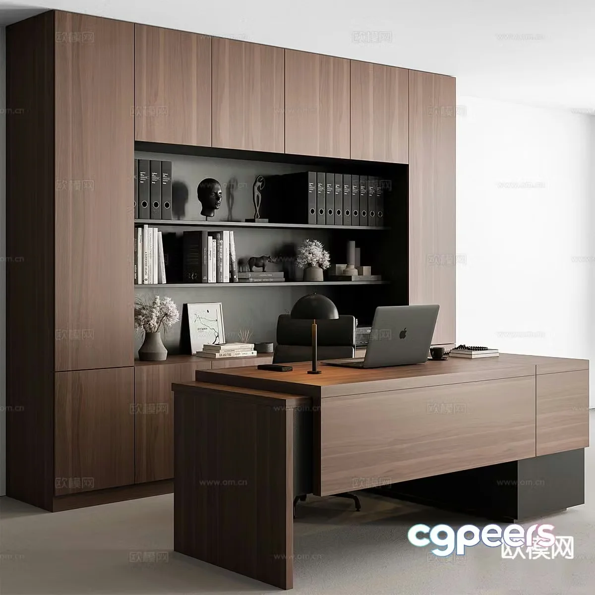 Modern executive desk executive desk boss desk 3D model