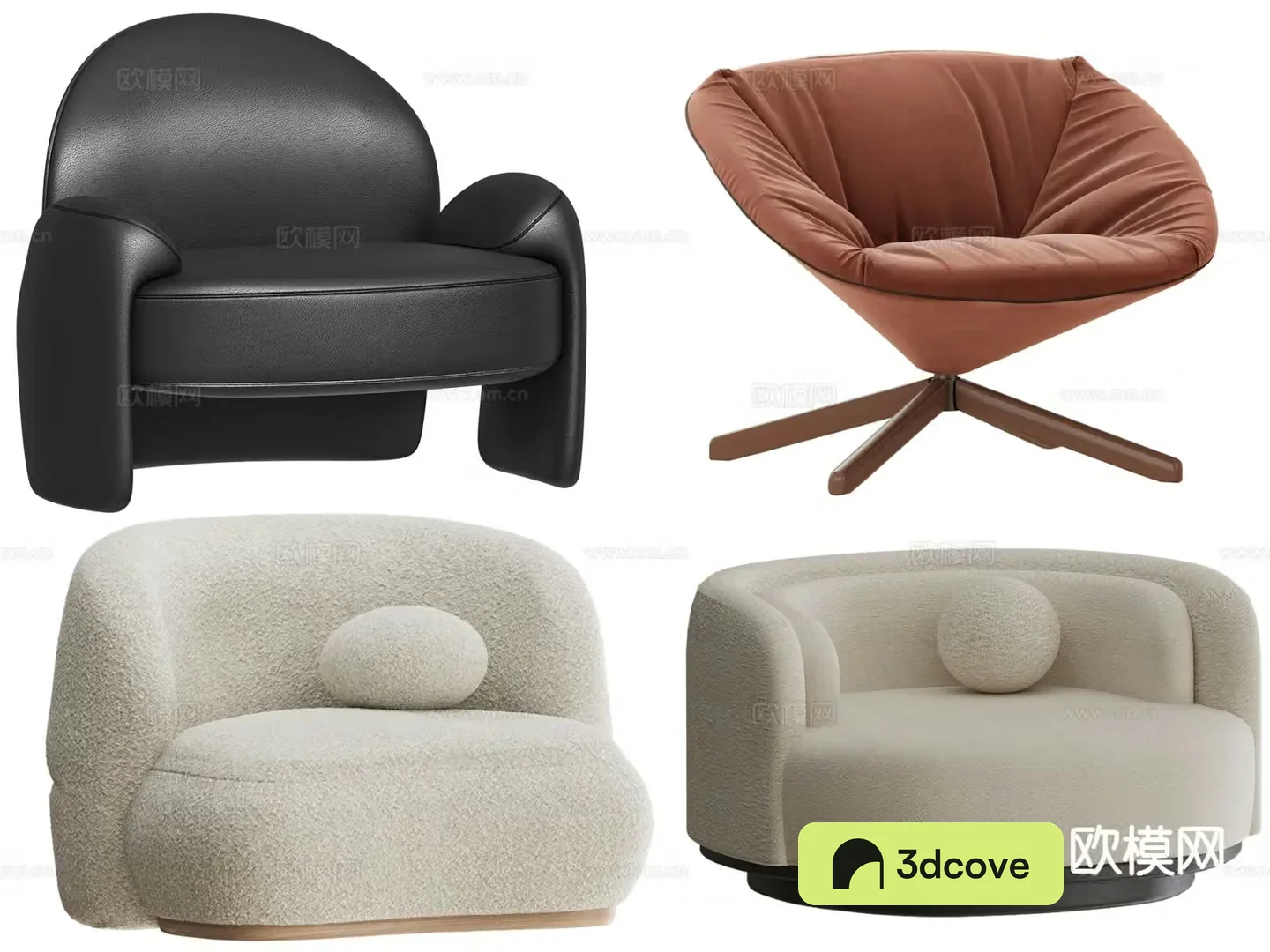 European style leisure sofa single sofa