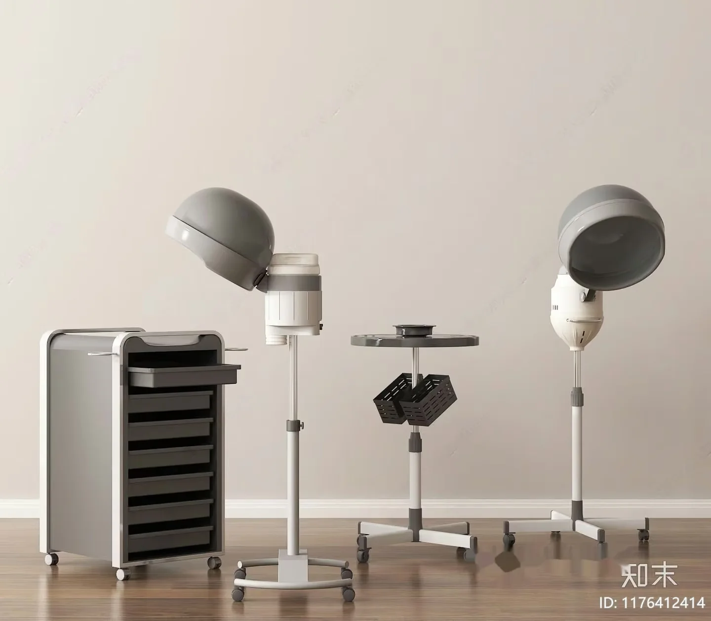 A Set Of Salon Equipment 3D Model – 8999 – VRAY Render
