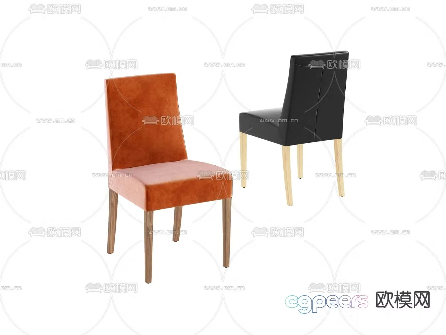 Modern seats leisure chairs single chairs 3d model