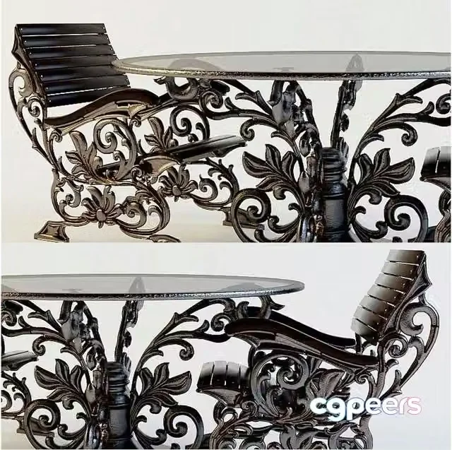 3ds Max Free – Table + Chair, forget