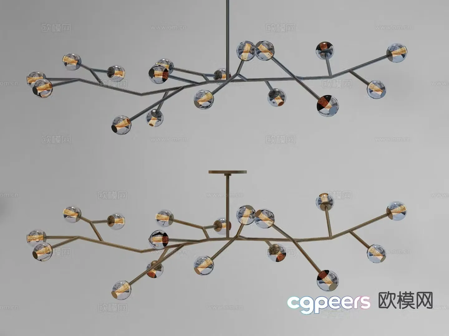 Creative chandelier chandelier 3d model