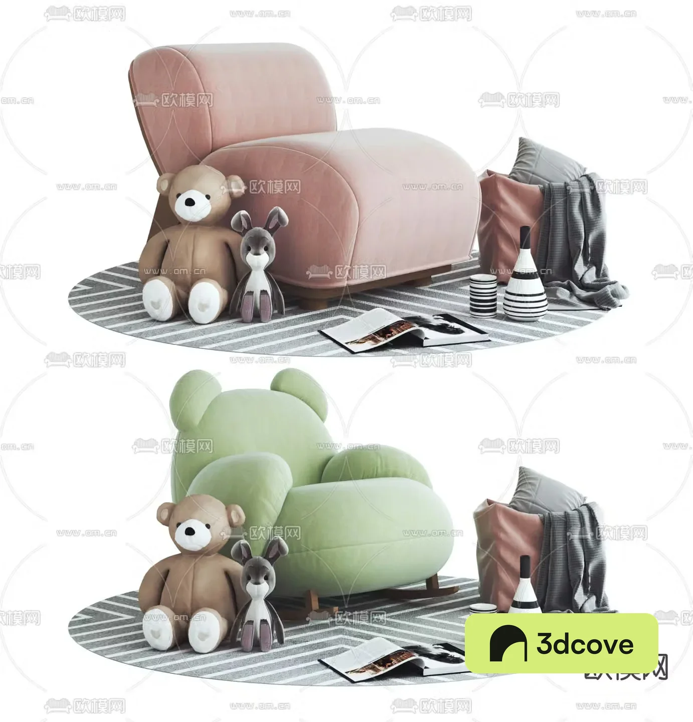 Children’s sofa bear sofa