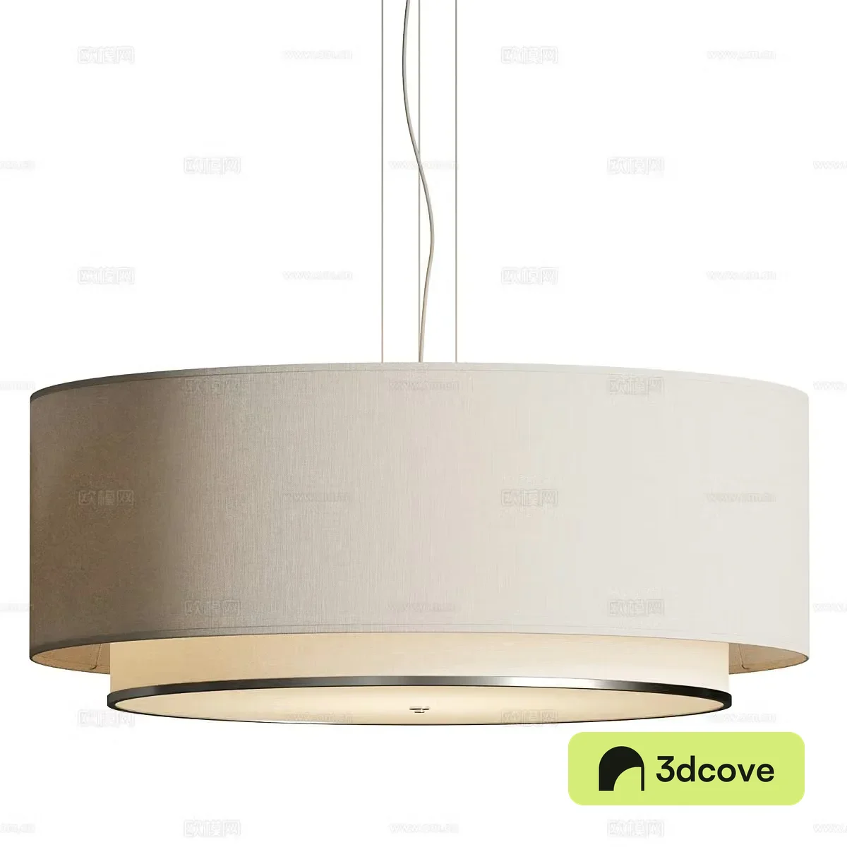 New Chinese AFX Dayton Dimming Fabric Chandelier
