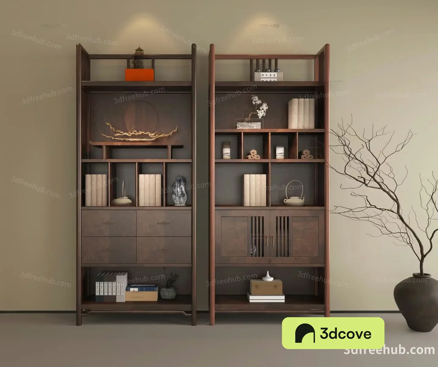 Wooden Bookcase