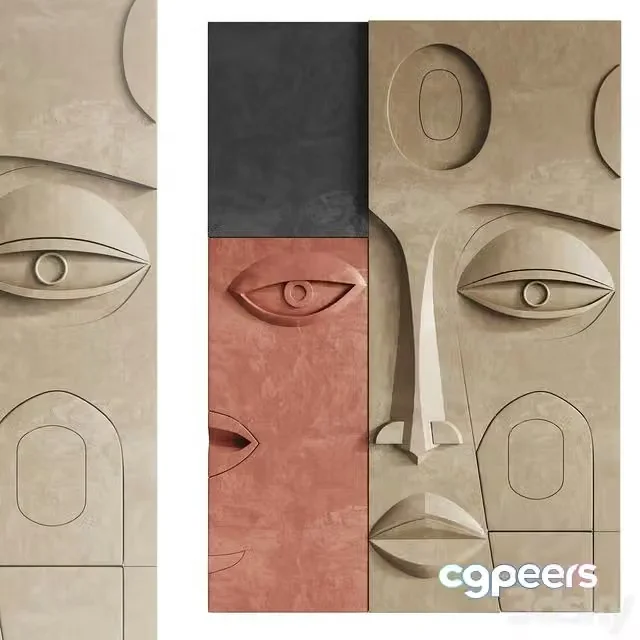 3ds Max Free – Wall Decor Faces