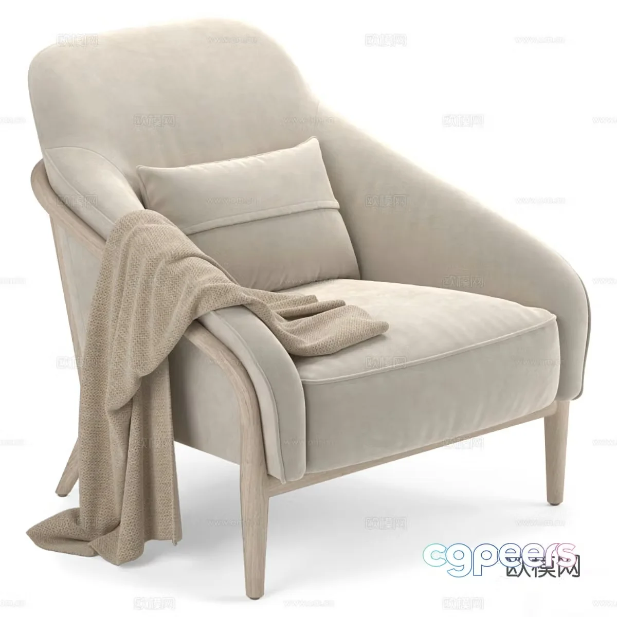 Sofa chair leisure chair 3d model