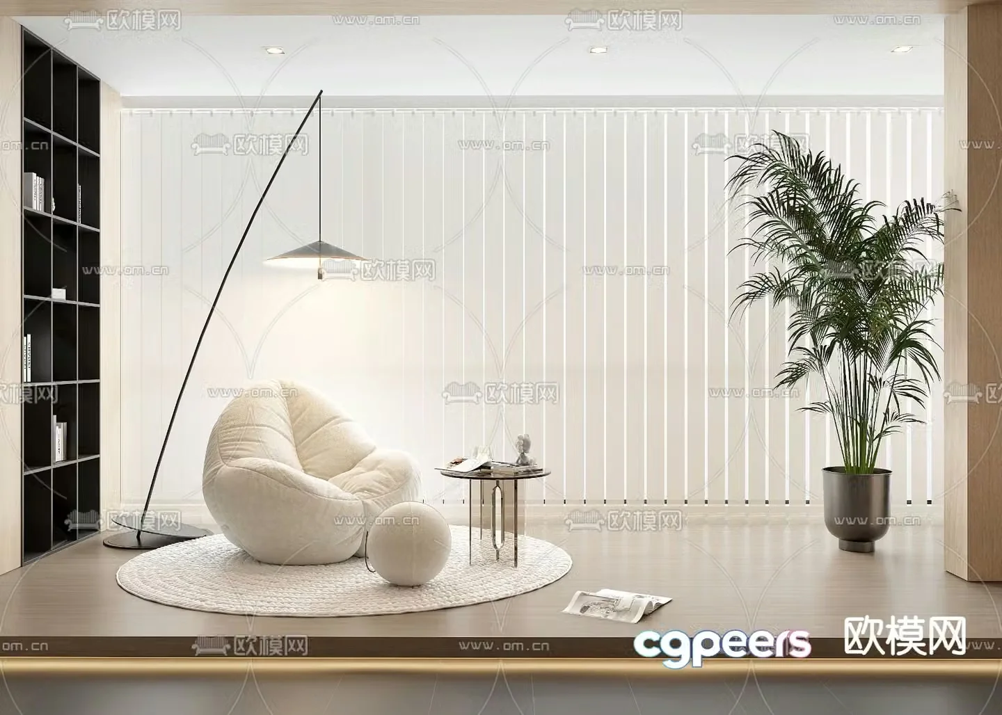 Beanbag leisure sofa 3d model