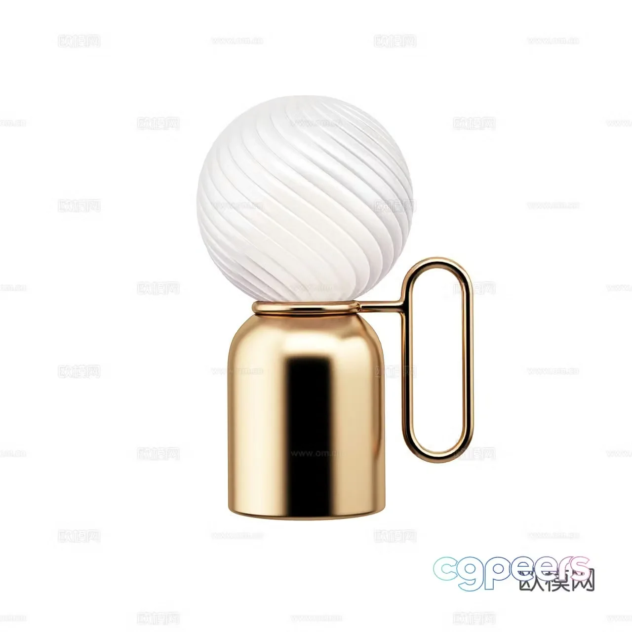 Euroluce Lampadari Italian desk lamp Light luxury desk lamp 3D model