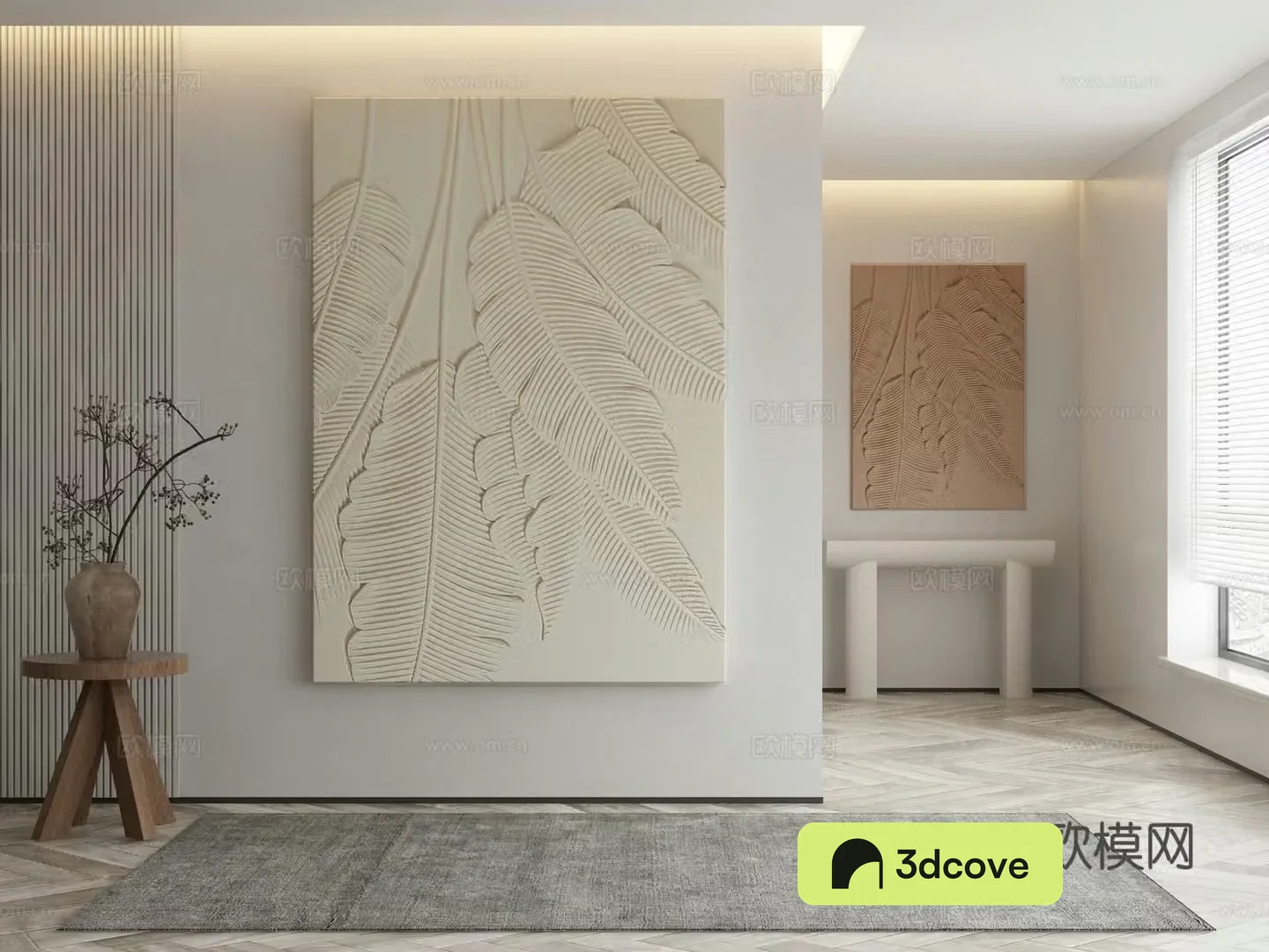 Modern decorative painting texture painting hanging painting