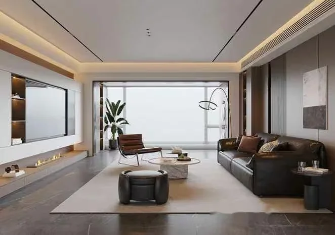 Modern Living Room 3D Model – 17635 – VRAY Render