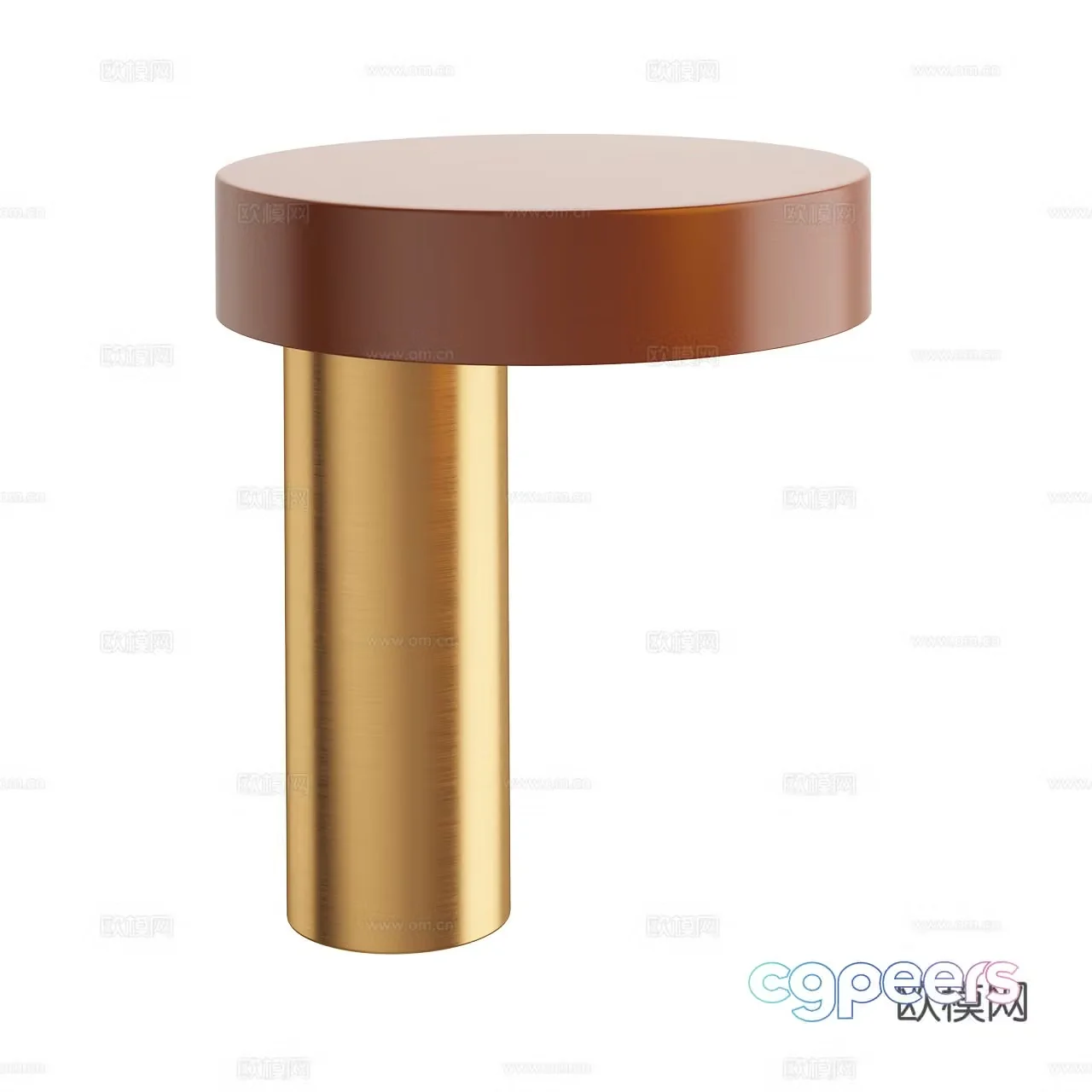 Miloox Minimalist Table Lamp Round Table Lamp Metal Table Lamp Small Table Lamp Mushroom Lamp 3D Model