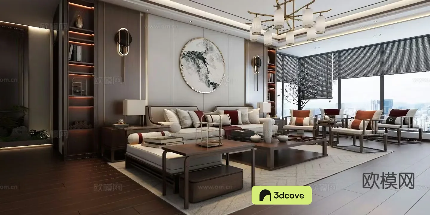 New Chinese style living room