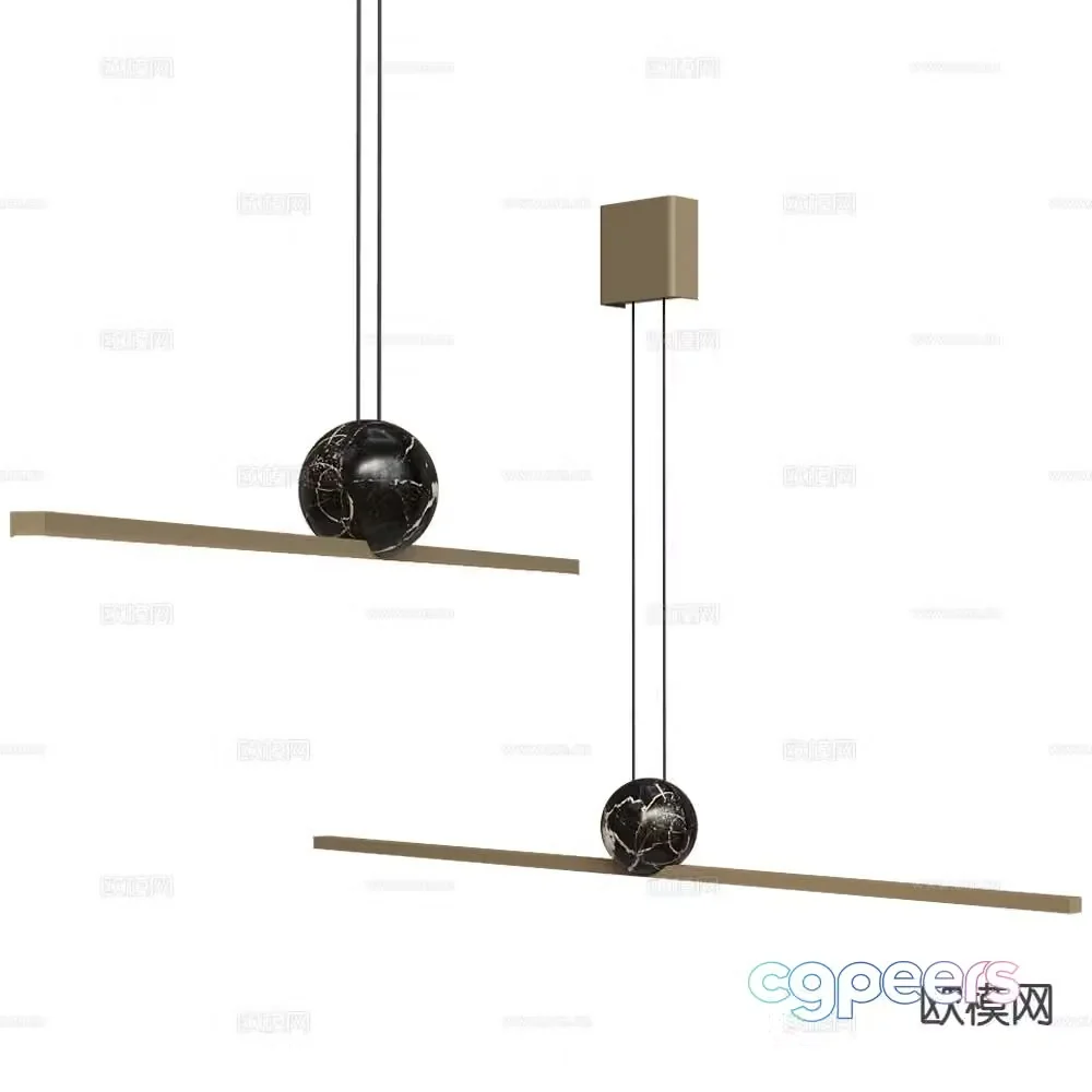 Creative chandelier art chandelier 3d model