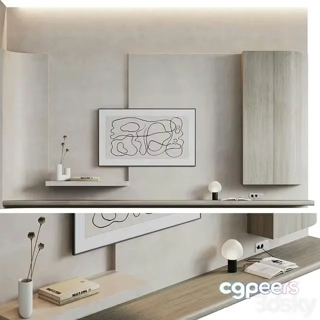 3ds Max Free – Wave TV wall