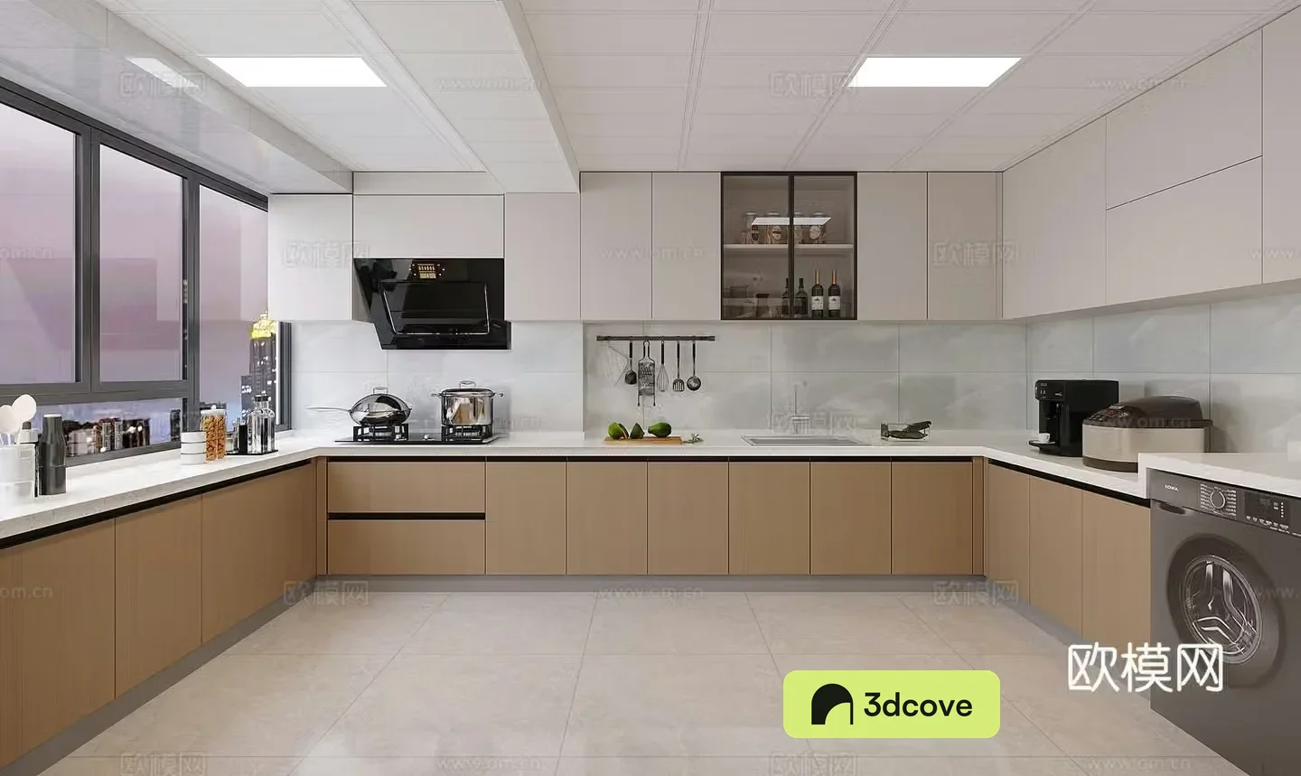 Modern minimalist kitchen
