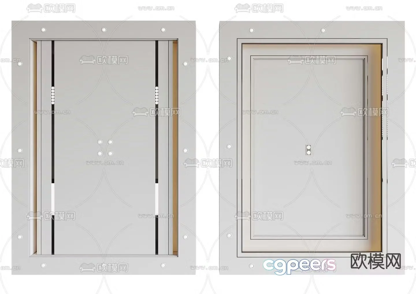 Ceiling without main light modeling ceiling cascading ceiling 3D model