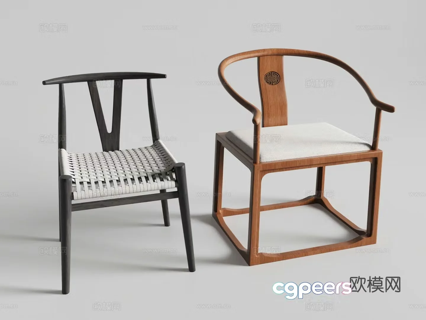 New Chinese chair 3d model