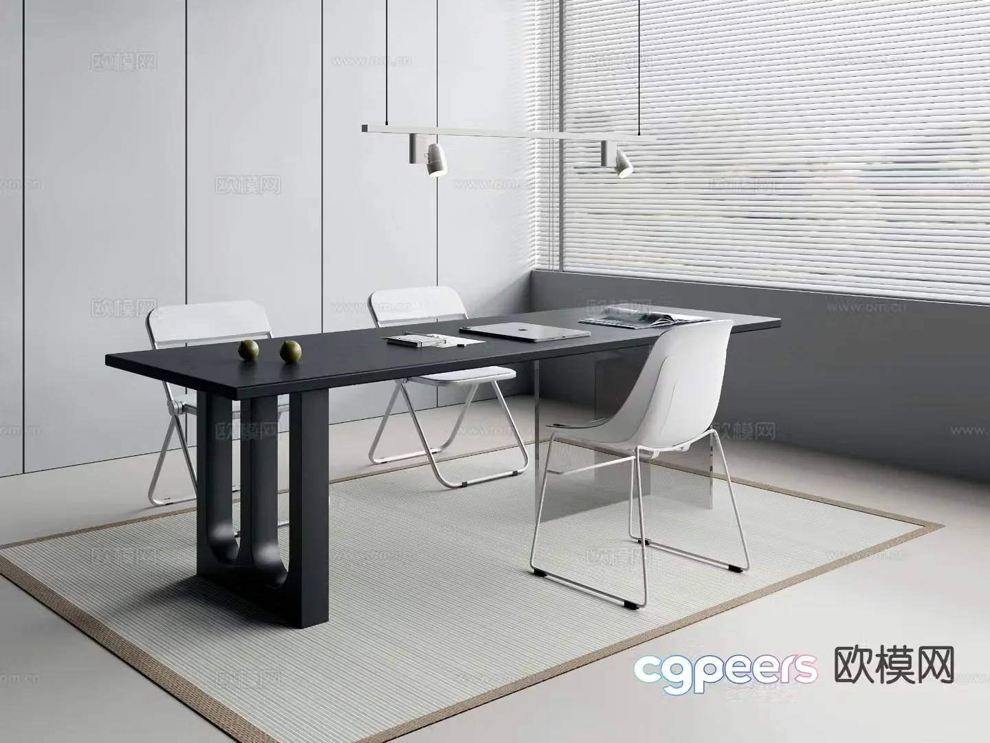 small conference table conference table 3d model