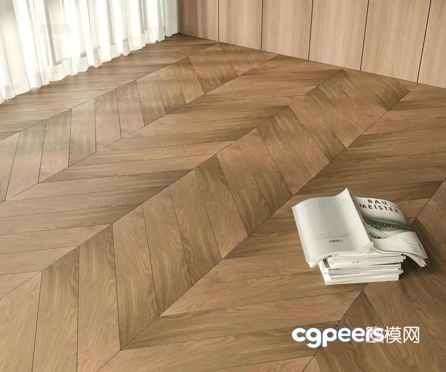 Modern medieval floor 3d model