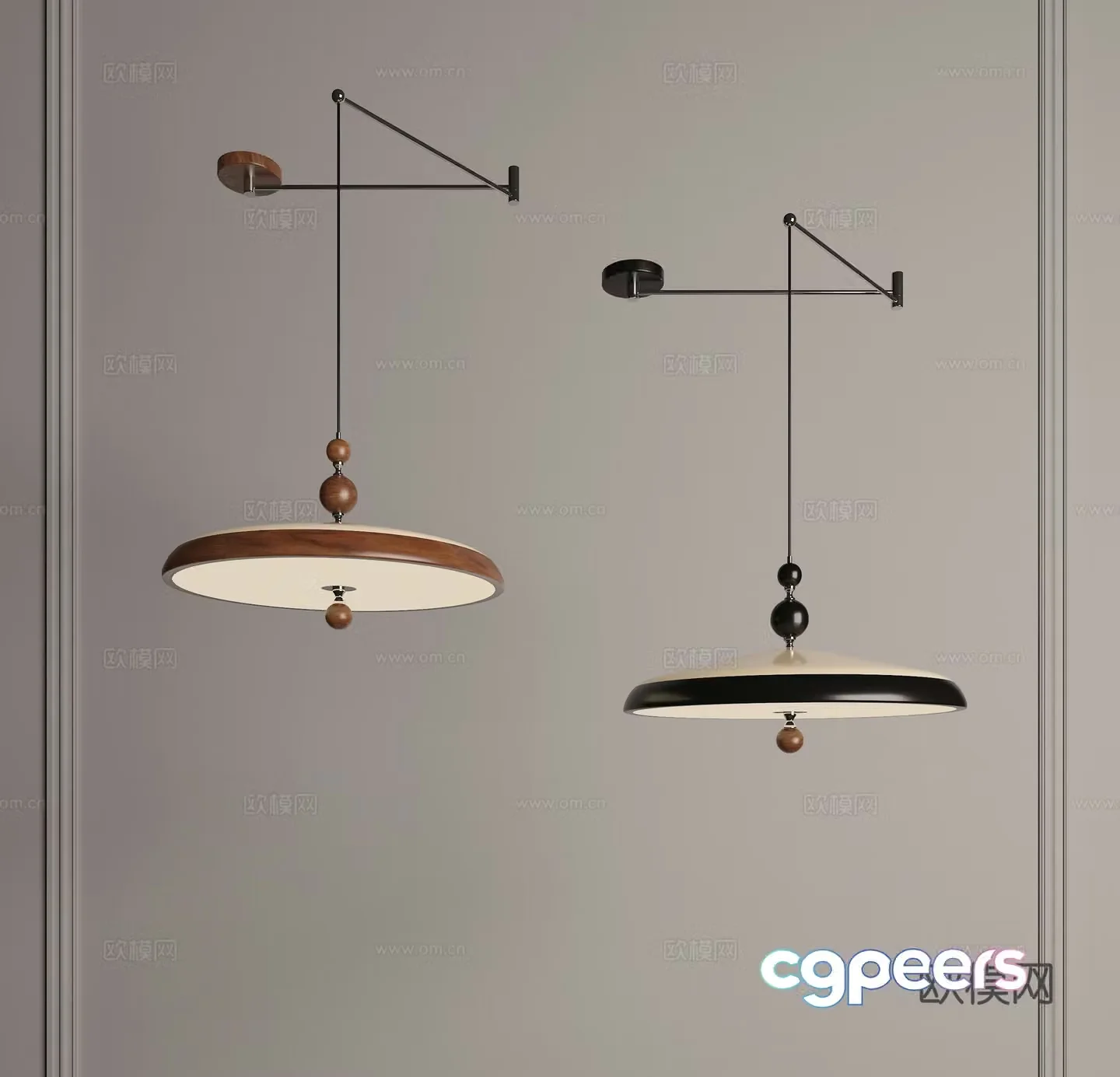 Rocker chandelier Decorative chandelier Restaurant chandelier Retro chandelier UFO chandelier UFO chandelier 3d model