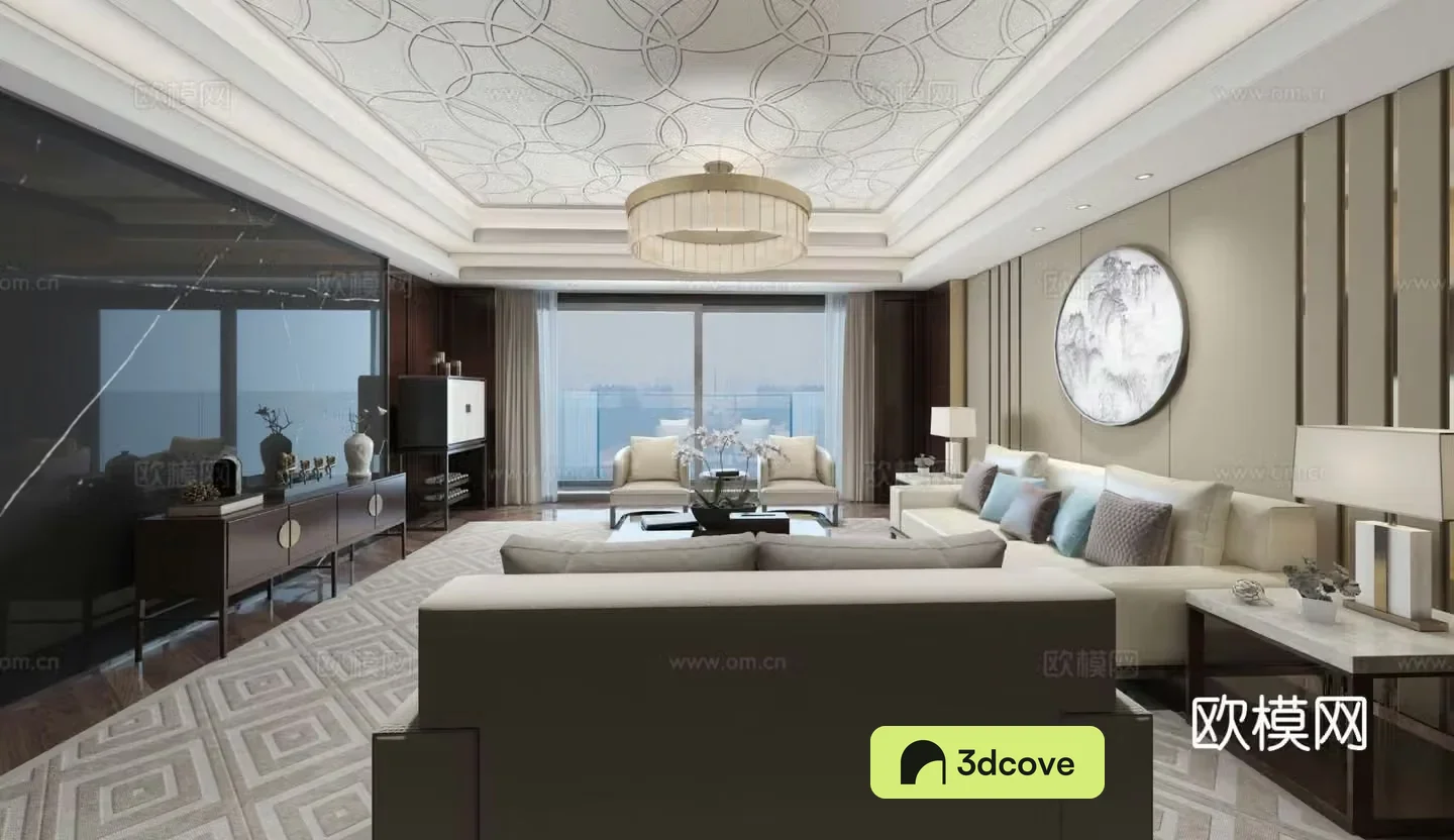 New Chinese style living room
