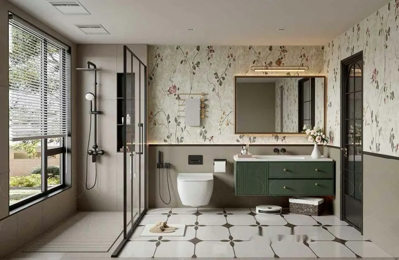 Modern Bathroom Space 3D Model – 16053 – VRAY Render