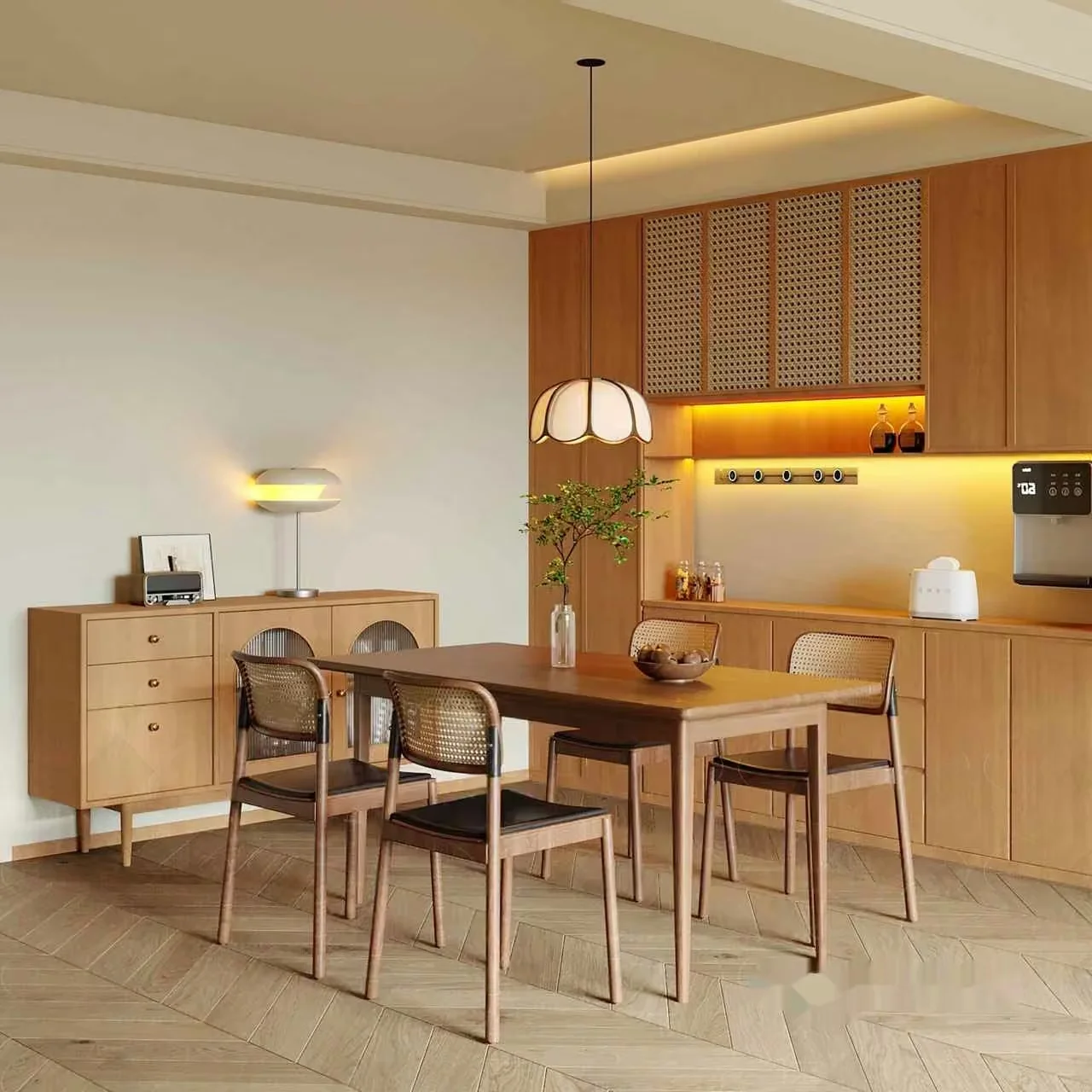 Modern Dining Room 3D Model – 19149 – VRAY Render