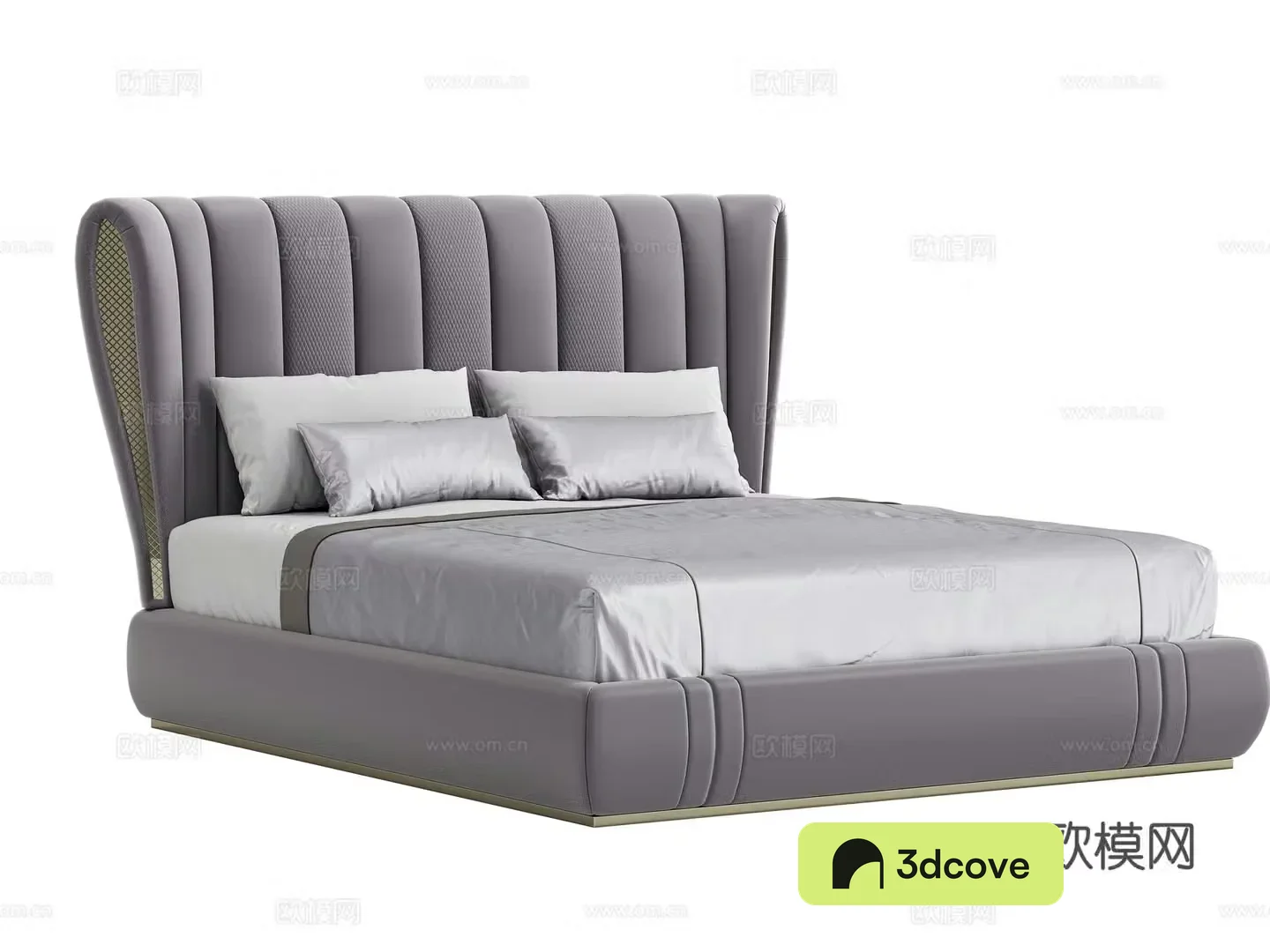 Light luxury double bed