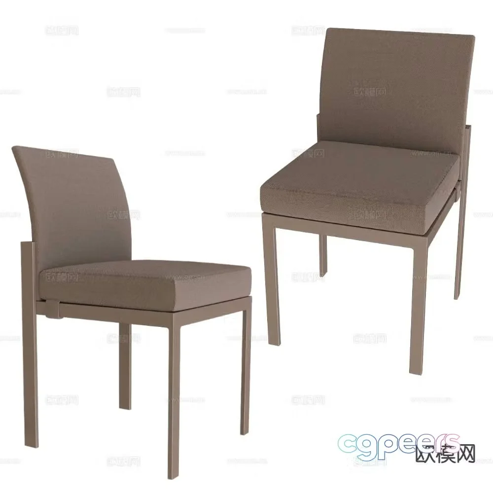 Sifas modern chair dining chair 3d model
