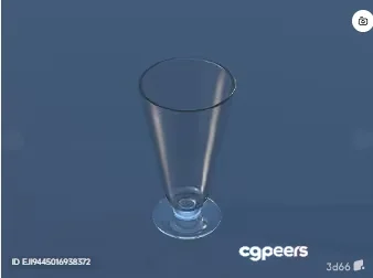 A Clear Glass Cup 3D Model – 4543 – VRAY Render