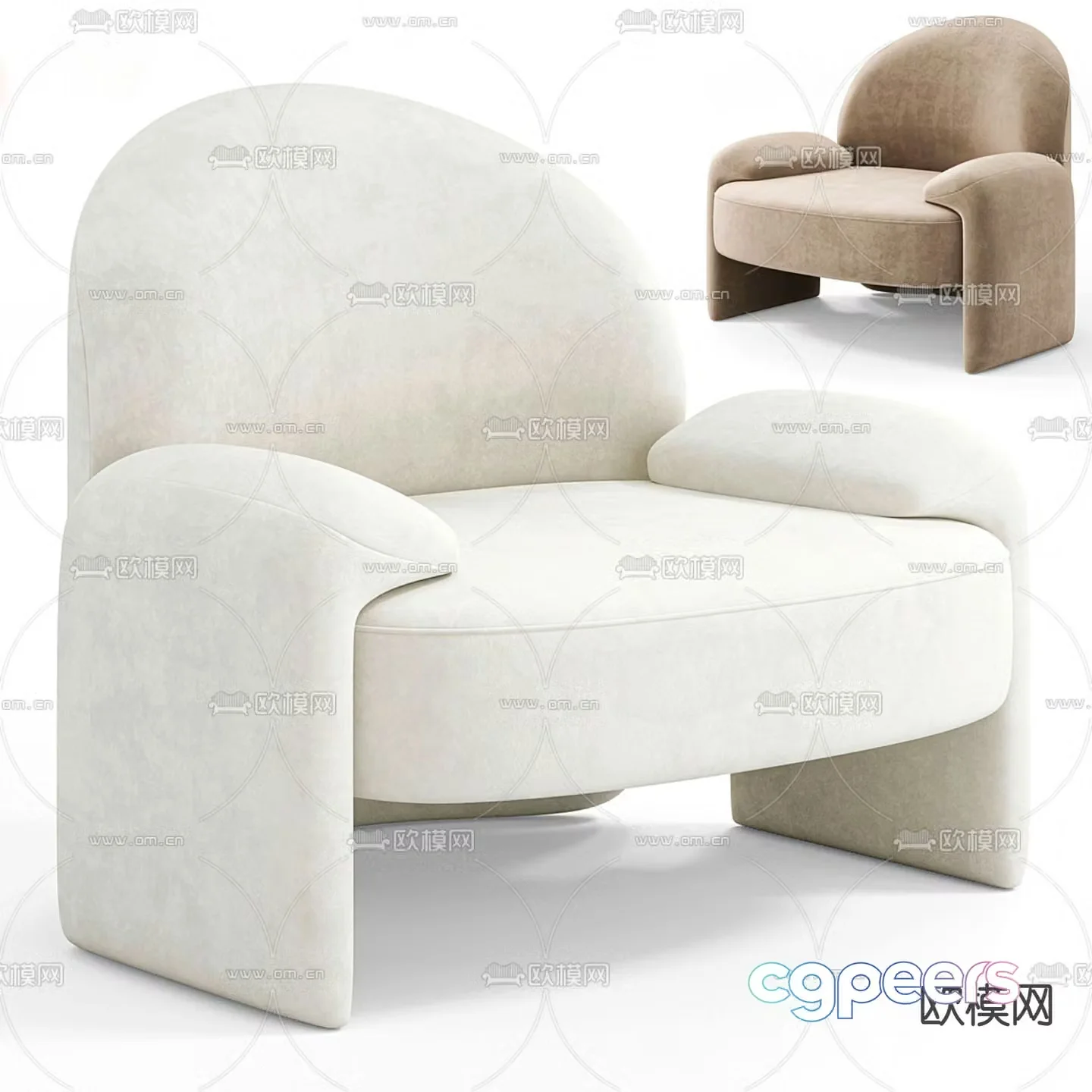 chair leisure chair 3d model