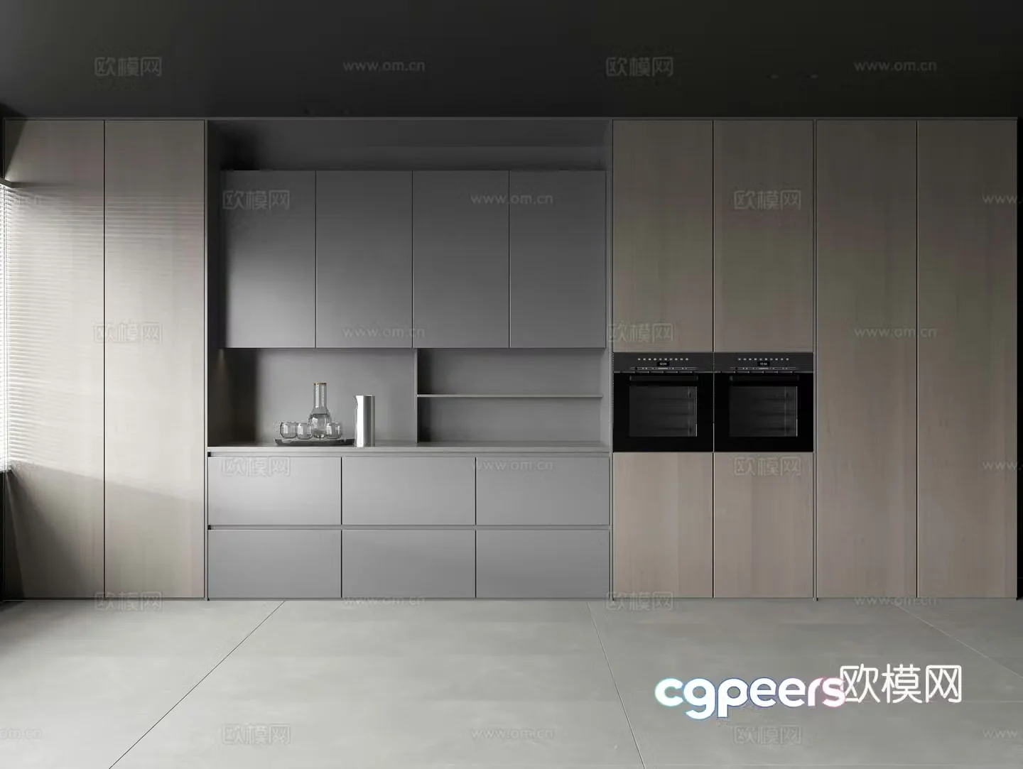 Modern sideboard 3D model