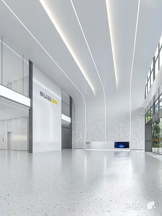 Modern White Room 3D Model – 20033 – VRAY Render