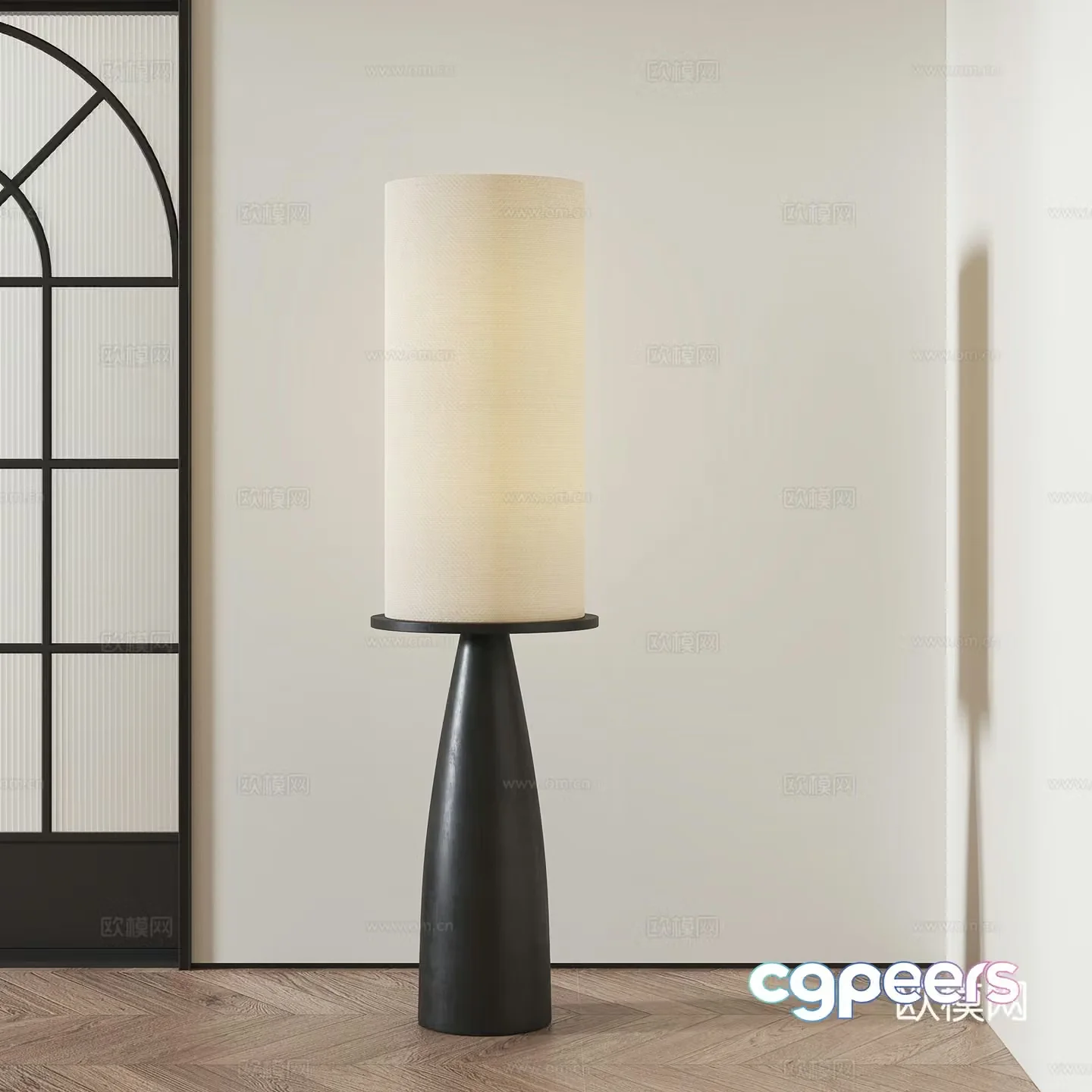 Wabi-sabi floor lamp 3d model