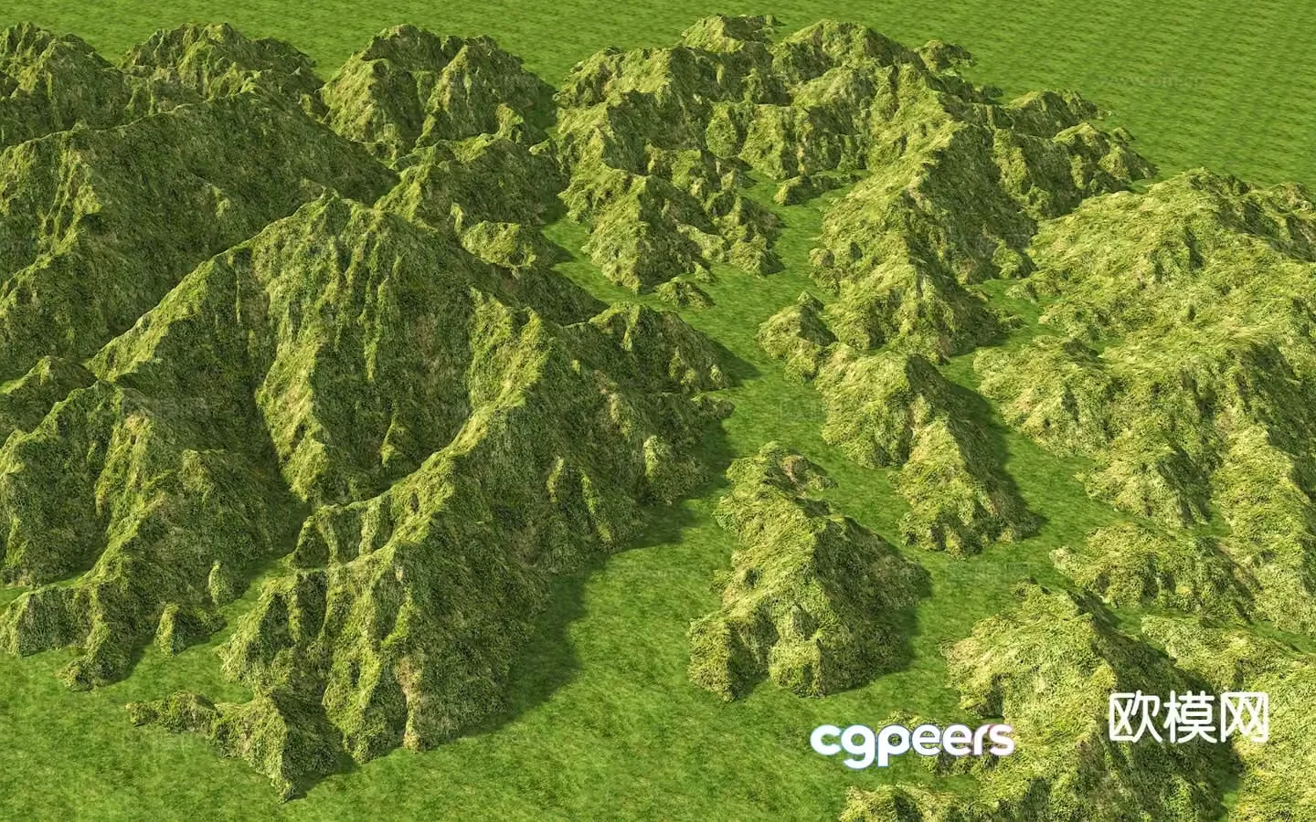 Landscape mountains mountain terrain mountain park terrain mountain 3d model