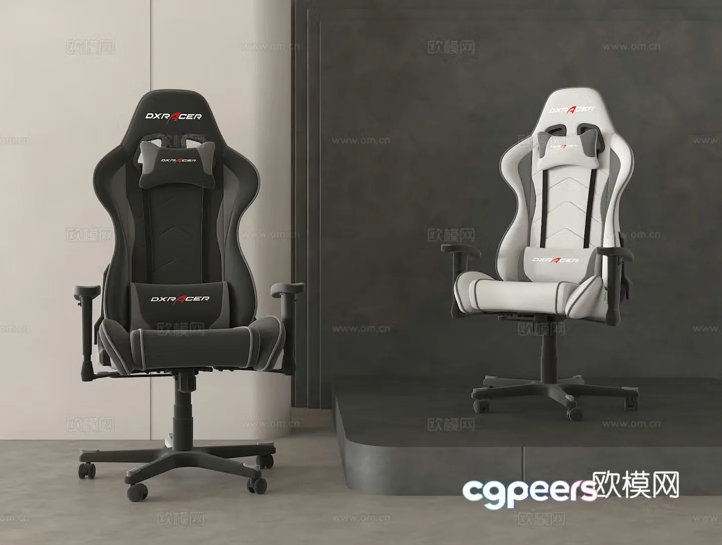 E-sports chair gaming chair computer chair 3d model