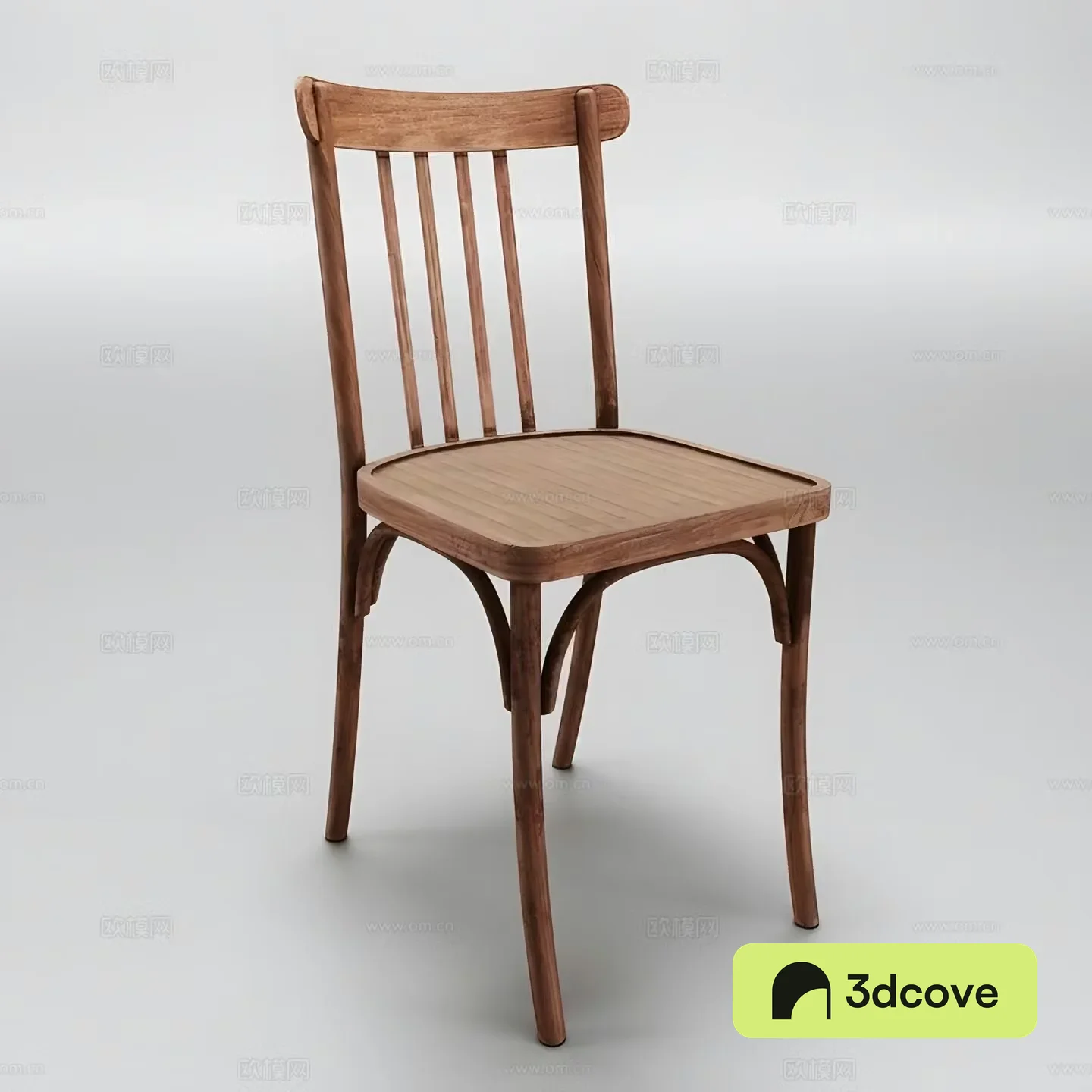 Log style dining chair