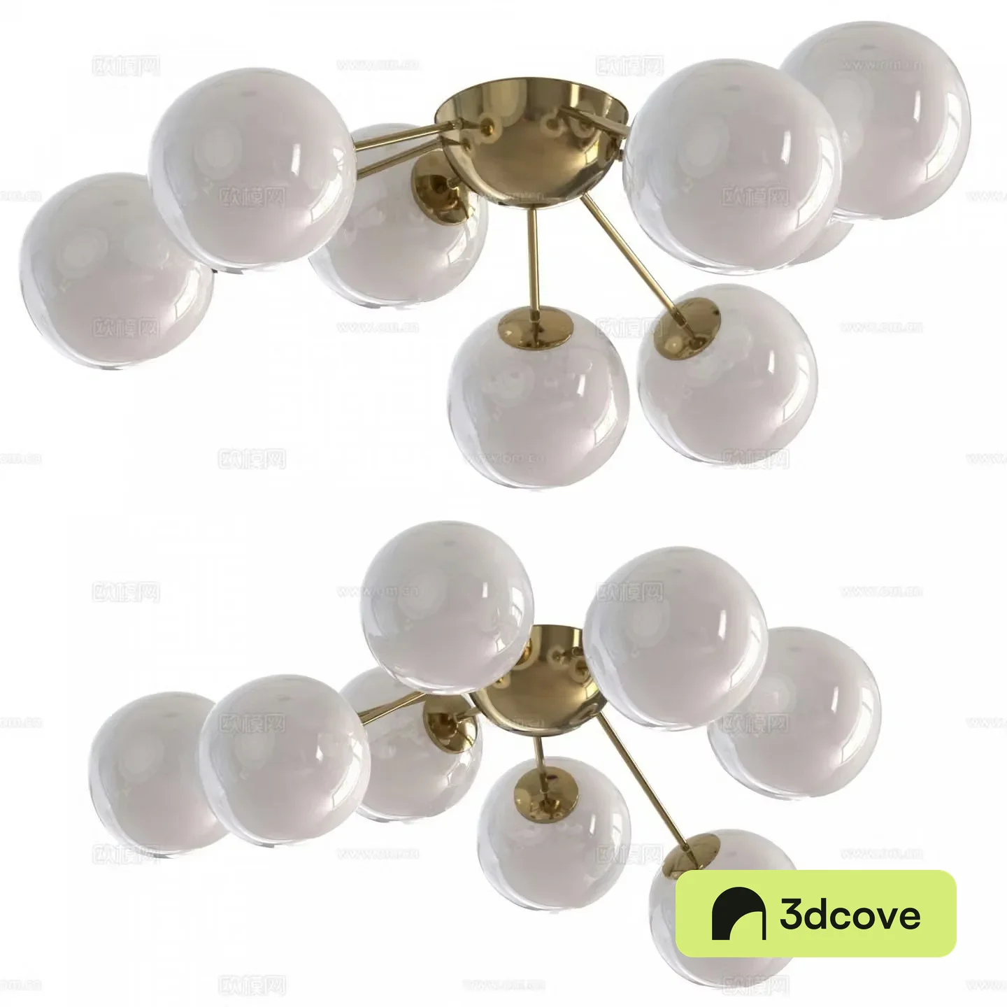Alexis spherical ceiling lamp living room lamp