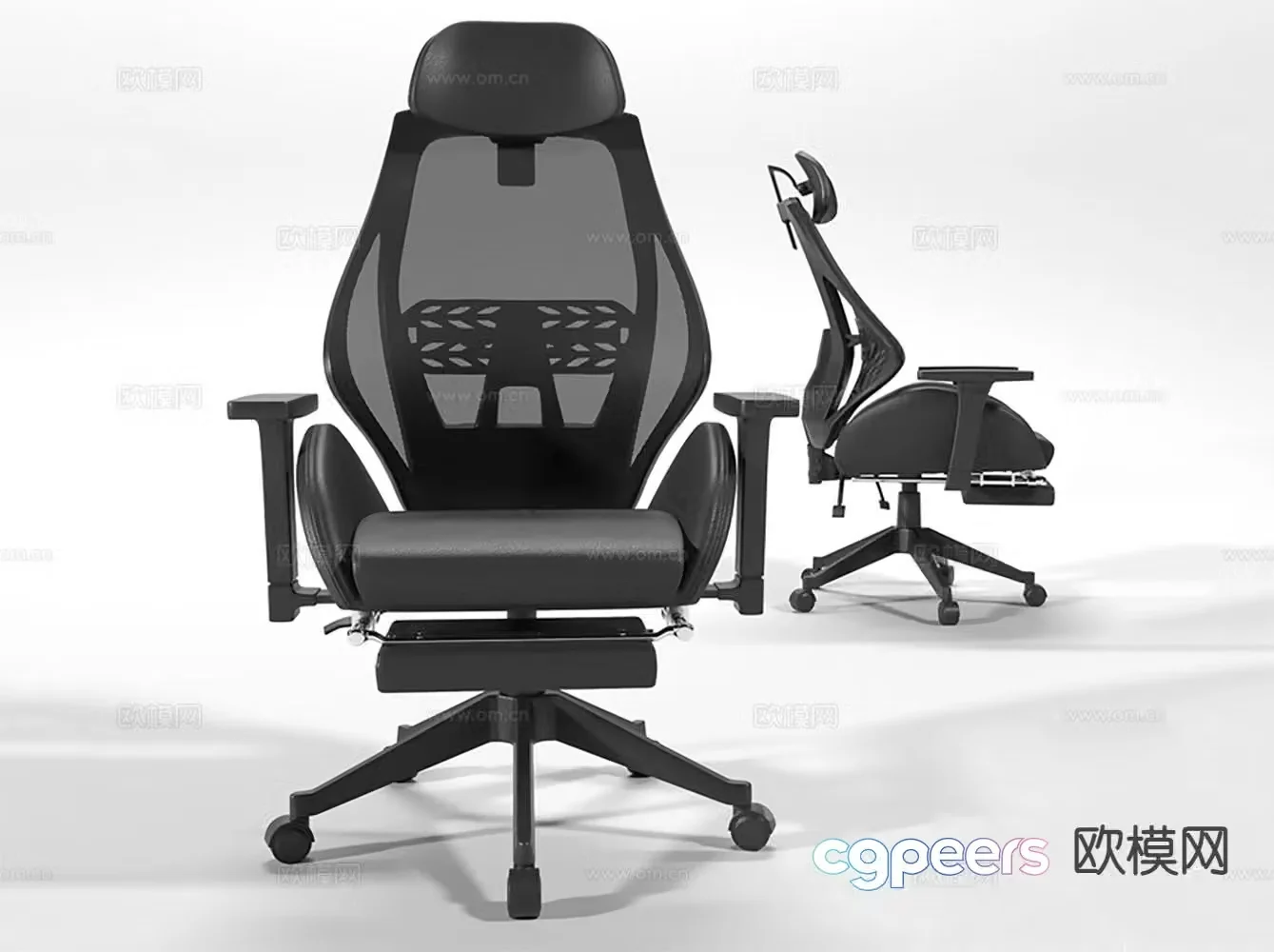 Office chair computer chair gaming chair 3d model