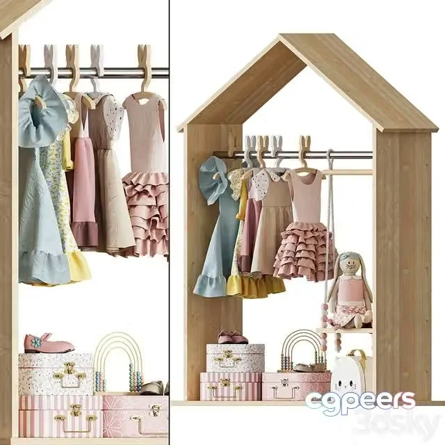 3ds Max Free – Kids clothes set
