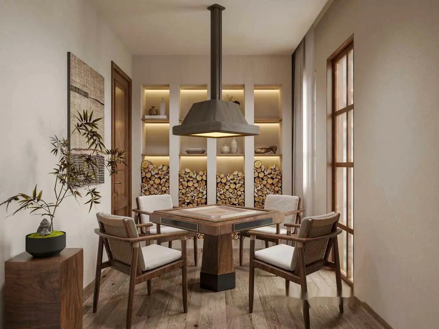 Modern Dining Room 3D Model – 14212 – CORONA Render