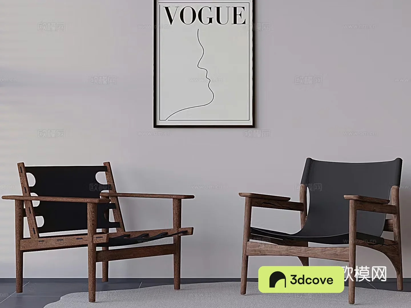 Wabi-sabi chair leisure chair
