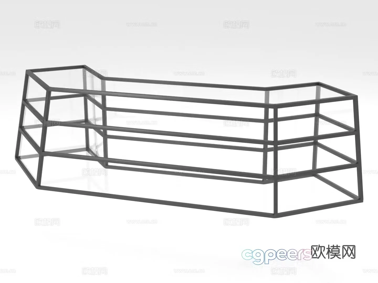 Storage rack Display rack Display rack 3D model