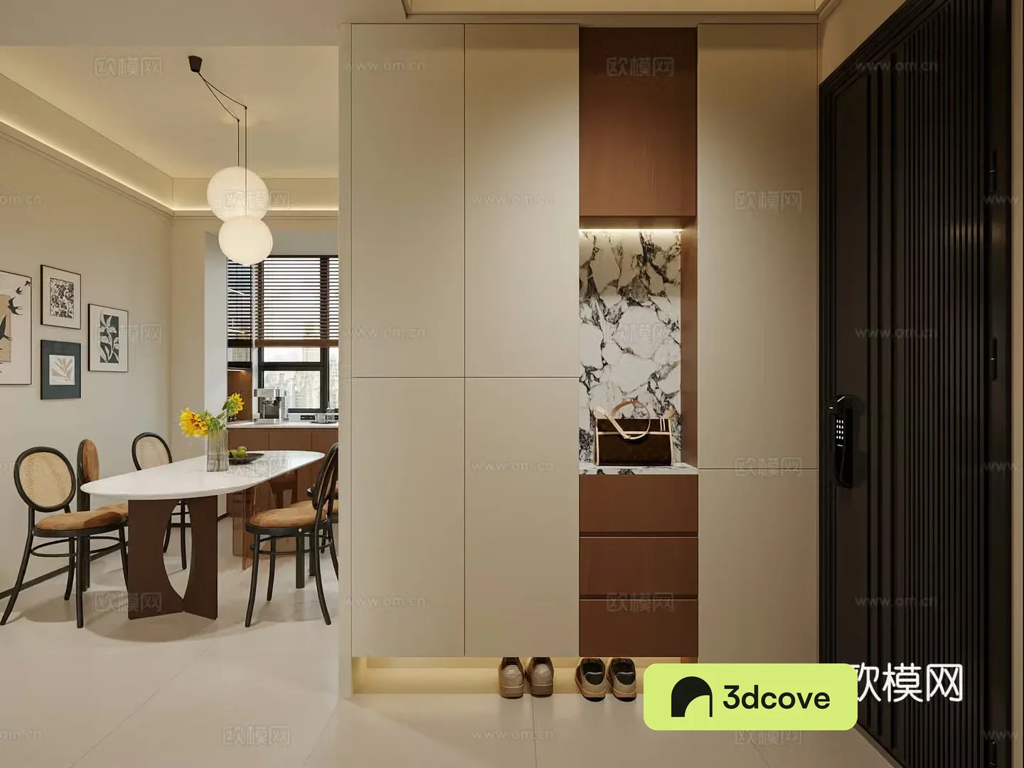 Modern cream medieval style