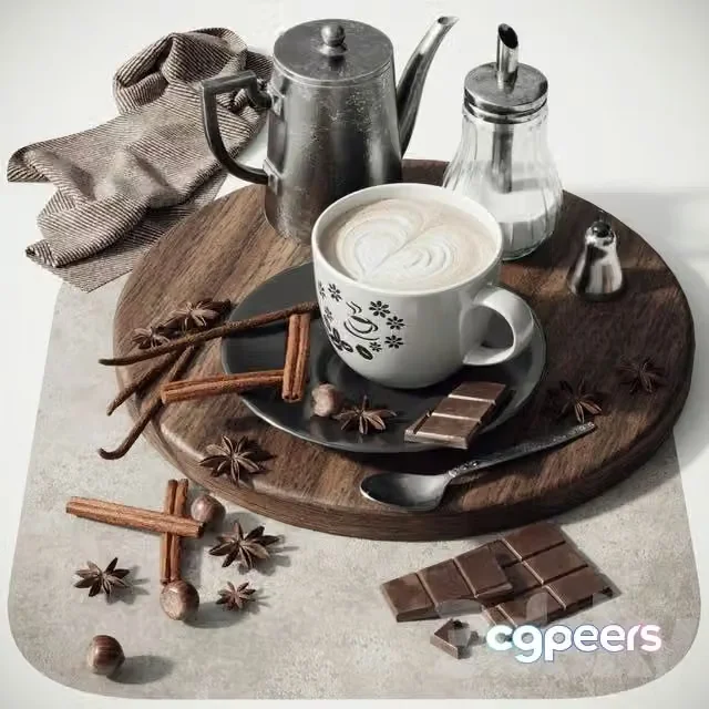 3ds Max Free – Coffee, cinnamon, chocolate